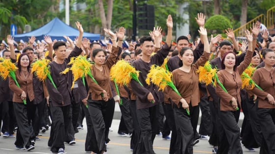 Nông dân Hải Phòng tiêu biểu tham gia diễu hành tại sự kiện kỷ niệm  70 năm giải phóng Hải Phòng