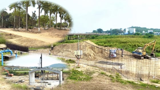 Toàn cảnh dự án chống sạt lở và “làm đẹp” cảnh quan bờ Nam sông Trà Khúc trị giá 380 tỷ