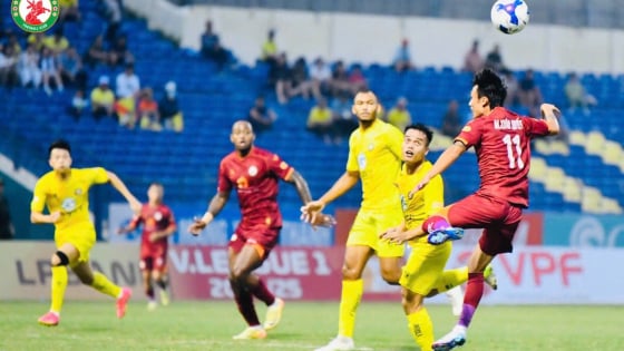 Giành 1 điểm quý giá, Bình Định tạm thoát vị trí 'đội sổ' V.League 2024/2025