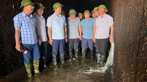 Chủ tịch UBND tỉnh Bắc Ninh yêu cầu đẩy nhanh tiến độ thi công, xử lý một trạm bơm bị lún, nứt để phục vụ tưới tiêu cho 5.000ha