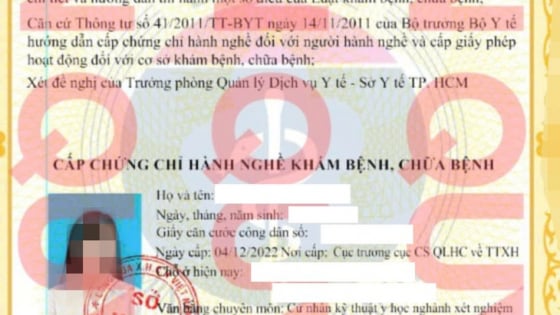 Bộ Y tế: Người đứng đầu Sở Y tế, cơ sở khám chữa bệnh chịu trách nhiệm nếu xảy ra sai phạm về cấp giấy phép hành nghề