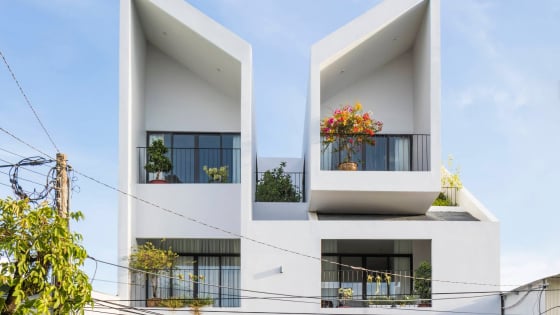 Kiến trúc độc đáo của ngôi nhà hai mái, hai khối nằm trên mảnh đất 250 m2 ở Tây Ninh