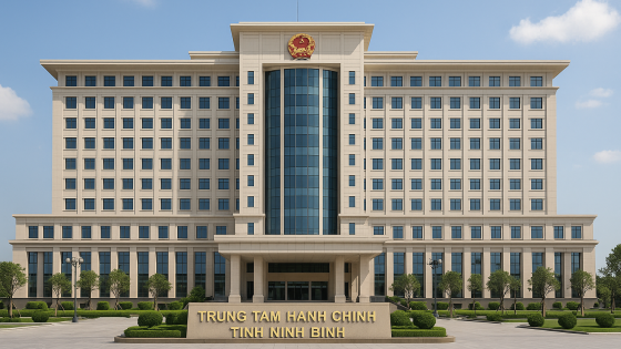 Trung tâm hành chính tỉnh Ninh Bình mới xây trên diện tích 10,36 ha, mức đầu tư 3.000 tỷ đồng ở Hoa Lư