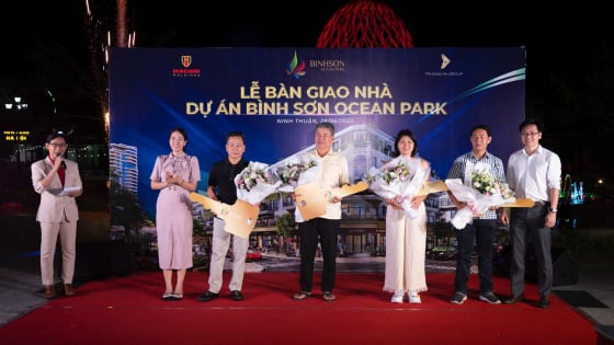 Bàn giao những căn hộ đầu tiên tại Dự án Bình Sơn Ocean Park