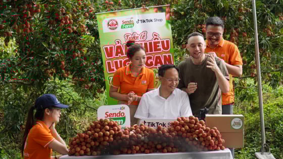 Phó Chủ tịch UBND tỉnh Bắc Giang livestream bán vải thiều, kỳ vọng nông dân không chỉ sản xuất giỏi mà còn bán hàng giỏi
