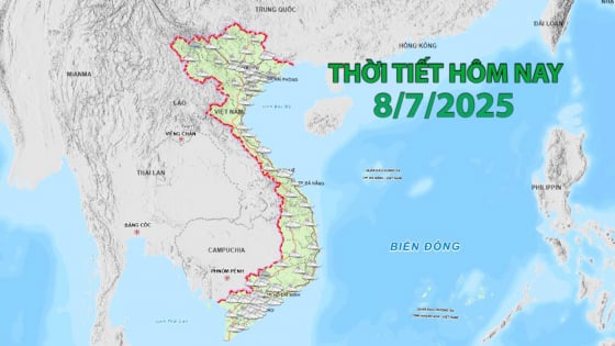 Bản tin thời tiết 8/7/2025: Bắc Bộ nắng nóng ngày cuối trước đợt mưa lớn kéo dài