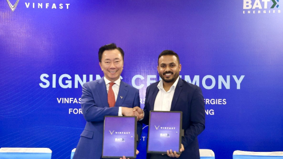 VinFast và BatX Energies ký kết thỏa thuận hợp tác chiến lược về tái chế và tái sử dụng pin điện áp cao
