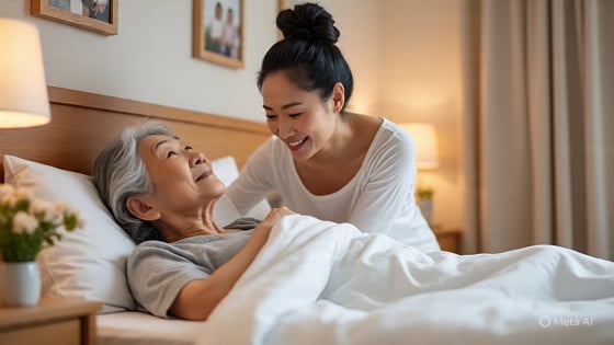 Chăm mẹ chồng suốt không ai hay, chị chồng về một bữa khiến tôi mang tiếng xấu bay xa