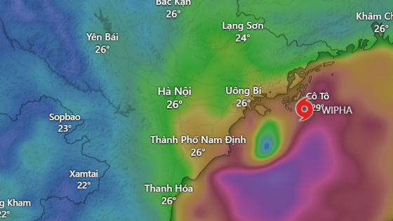 Tin bão mới nhất: Bão số 3 WIPHA áp sát Hưng Yên, Ninh Bình, Thanh Hóa, hướng đi và tác động của bão có gì bất thường?
