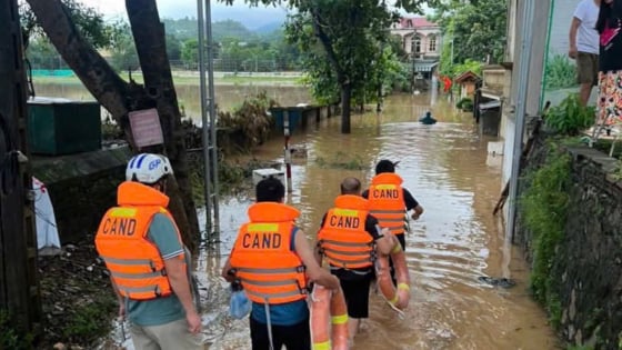 Xã Lương Sơn, Phú Thọ sơ tán 30 hộ dân do mưa lớn ngập cục bộ