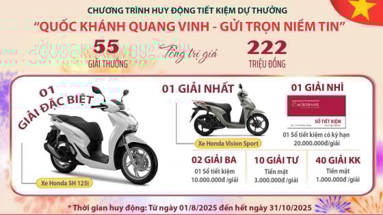 Agribank Chi nhánh Hậu Giang: Tri ân khách hàng với chương trình 'Quốc Khánh quang vinh – Gửi trọn niềm tin'