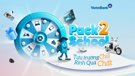VietinBank tung ưu đãi lớn “Pack2School” mùa tựu trường: Giải Đặc biệt là xe máy điện VinFast