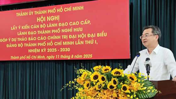 Góp ý Dự thảo Báo cáo chính trị Đại hội Đảng, cán bộ lão thành TP.HCM tâm huyết: 'Phát triển bền vững con người'