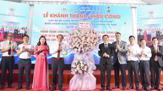 Thái Nguyên khởi công, khánh thành 6 công trình, dự án chào mừng Quốc khánh, tổng vốn đầu tư hơn 13.000 tỷ đồng