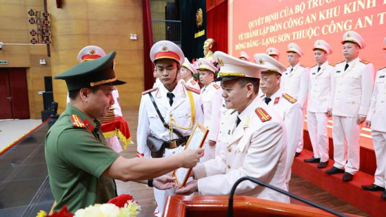 Thành lập Đồn Công an Khu kinh tế cửa khẩu Đồng Đăng - Lạng Sơn