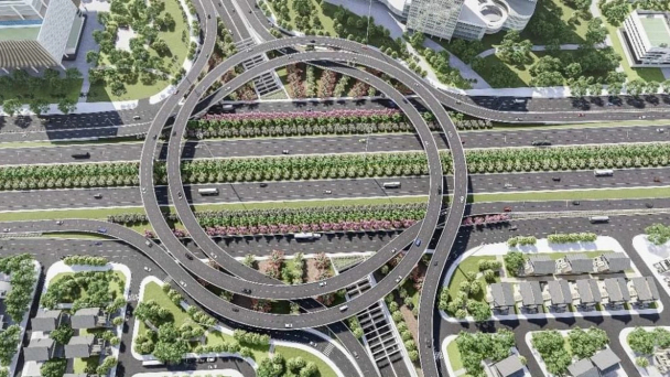Hà Nội xây siêu nút giao gần 2.400 tỷ đồng trên tuyến đường 10 làn xe