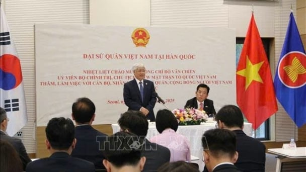 Chủ tịch Ủy ban Trung ương MTTQ Việt Nam Đỗ Văn Chiến kết thúc tốt đẹp chuyến thăm Hàn Quốc
