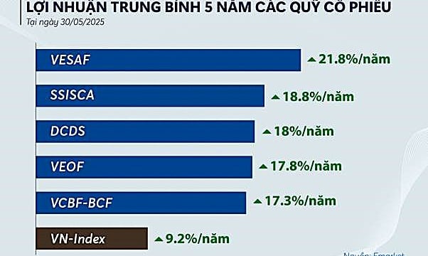 Quỹ mở nào đang làm túi nhà đầu tư nặng thêm?