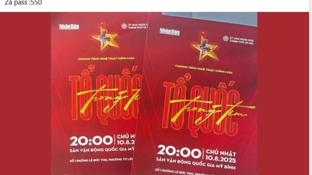 Bất ngờ vì vé xem “concert quốc gia” phát miễn phí được rao bán rầm rộ với giá cả triệu đồng