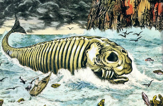 Lời nguyền đáng sợ của 'quái vật biển' Bakekujira