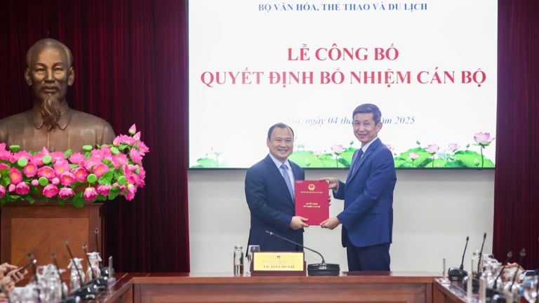 Cục Thể dục Thể thao Việt Nam có lãnh đạo mới