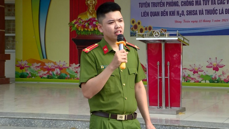 Thượng úy Nguyễn Đăng Khải hy sinh khi truy bắt tội phạm ma túy