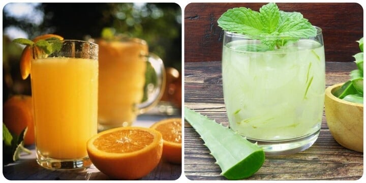 7 loại nước giải nhiệt mùa hè tốt cho sức khoẻ