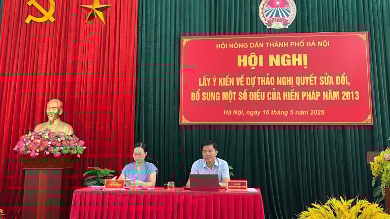 Hội Nông dân Hà Nội tổ chức Hội nghị lấy ý kiến về sửa đổi Hiến pháp