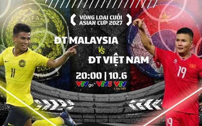 Xem trực tiếp Malaysia vs Việt Nam trên kênh nào?