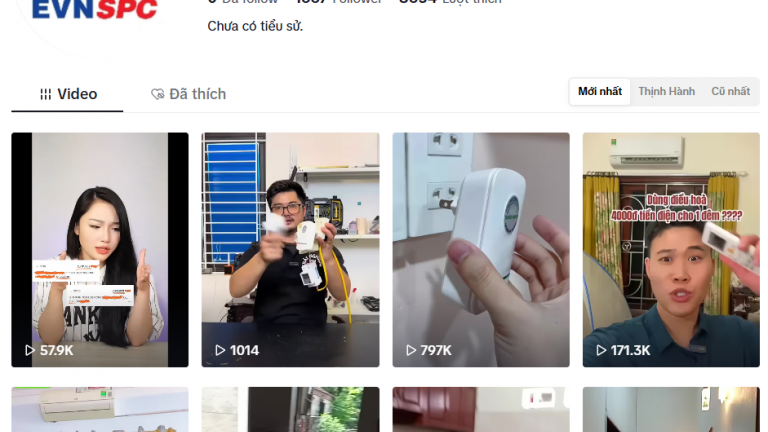 Cảnh báo mạo danh Tổng công ty Điện lực miền Bắc trên nền tảng video và mạng xã hội Tiktok để lừa đảo