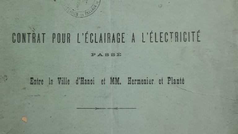 Hà Nội có điện từ khi nào?