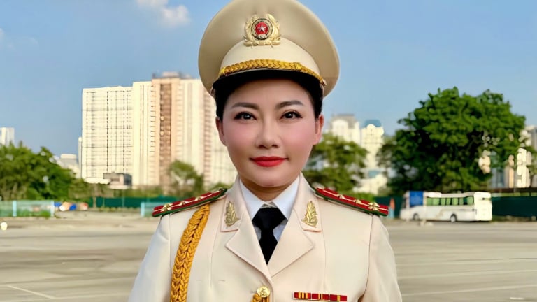 Đại úy, ca sĩ Trần Thu Hường: 'Tôi muốn khán giả nghe thấy nhịp tim của những người chiến sĩ'
