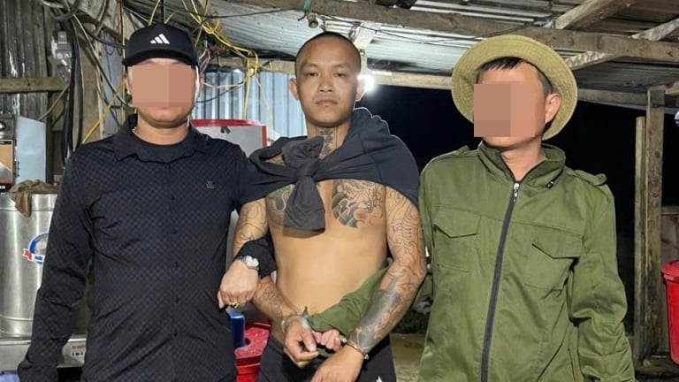 Công an TP Đà Nẵng bắt đối tượng truy nã nguy hiểm Lý Văn Sang lẩn trốn lên bãi vàng