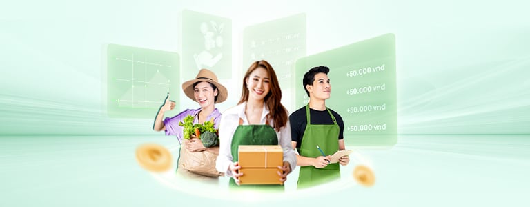 Vietcombank hỗ trợ hộ kinh doanh chuyển đổi số theo Nghị định 70