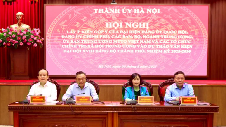 Nhiều đề xuất mới cho Dự thảo Văn kiện Đại hội XVIII Đảng bộ Hà Nội