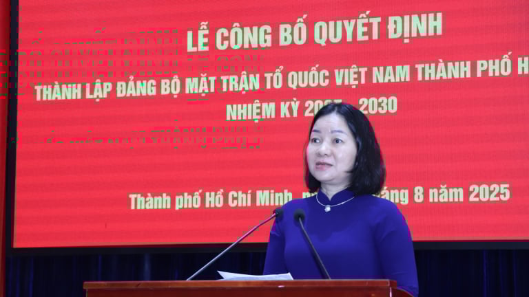 Bà Trương Thị Bích Hạnh làm Bí thư Đảng ủy MTTQ Việt Nam TP.HCM