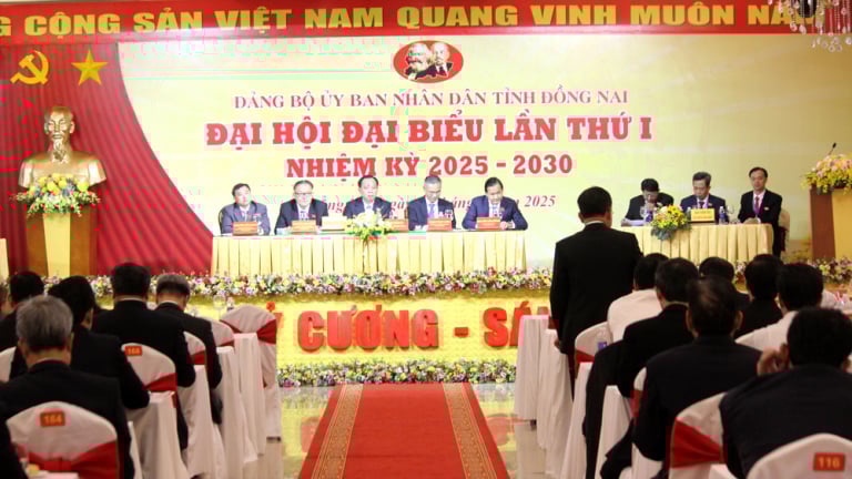 Đại hội đại biểu Đảng bộ UBND tỉnh Đồng Nai lần thứ I đặt mục tiêu đầu tư xã hội vượt 1 triệu tỷ đồng