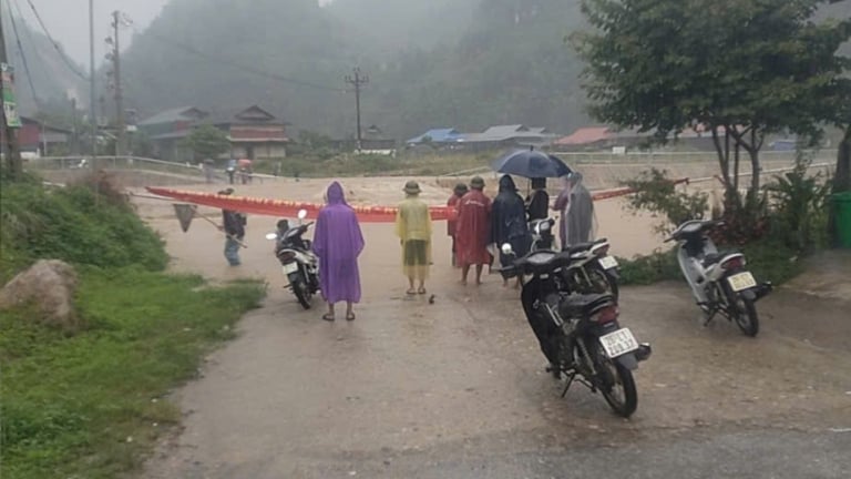 Sơn La: Một người bị lũ cuốn mất tích 