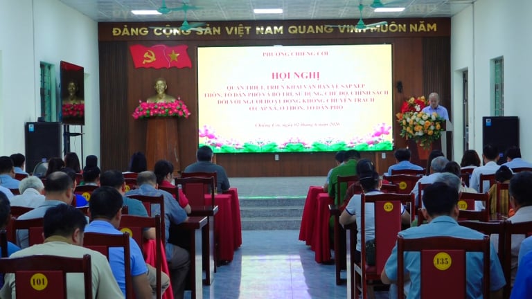 Phường này ở Sơn La triển khai sắp xếp bản, tổ dân phố, lựa chọn cán bộ cơ sở đủ uy tín sau sắp xếp