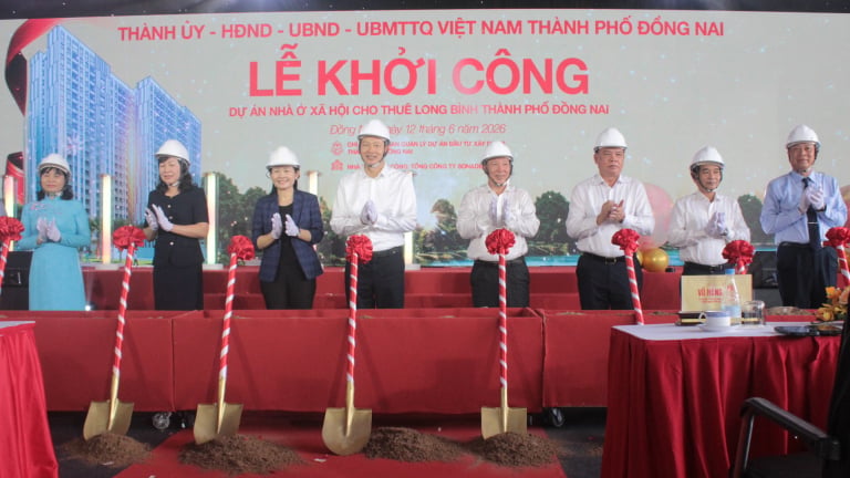 Đồng Nai khởi công dự án nhà ở xã hội cho thuê đầu tiên cả nước, công nhân thêm cơ hội an cư gần nơi làm việc