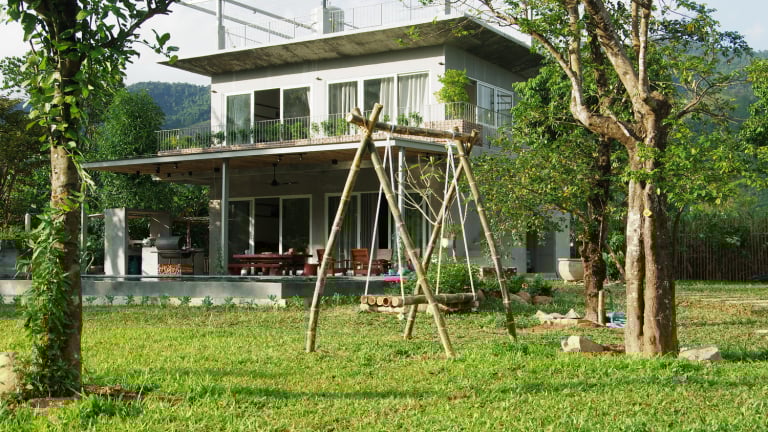 Ngôi nhà kiến trúc độc đáo giữa núi rừng Đà Nẵng