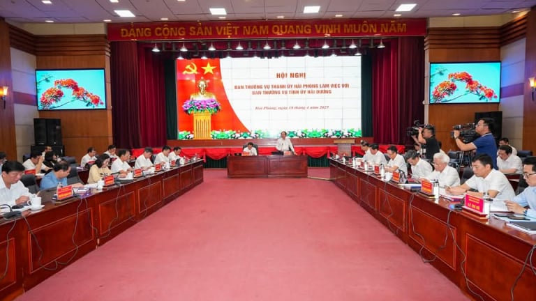 Họp bàn để hợp nhất Hải Dương với Hải Phòng