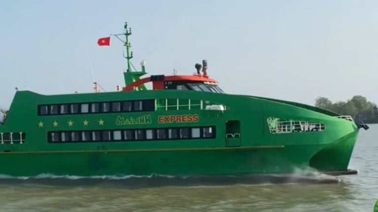 Tàu cao tốc Mai Linh Express tuyến Cần Thơ - Côn Đảo bị cưỡng chế kê biên để thu hồi nợ