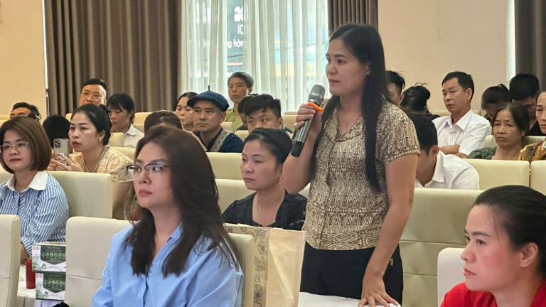  Tập huấn nâng cao năng lực ghi nhãn hàng hóa cho HTX, doanh nghiệp, hộ kinh doanh trên địa bàn Thái Nguyên