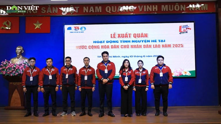 Hơn 100 “chiến sĩ” TP.HCM “xuất quân” sang Lào: Lan tỏa nghĩa tình láng giềng