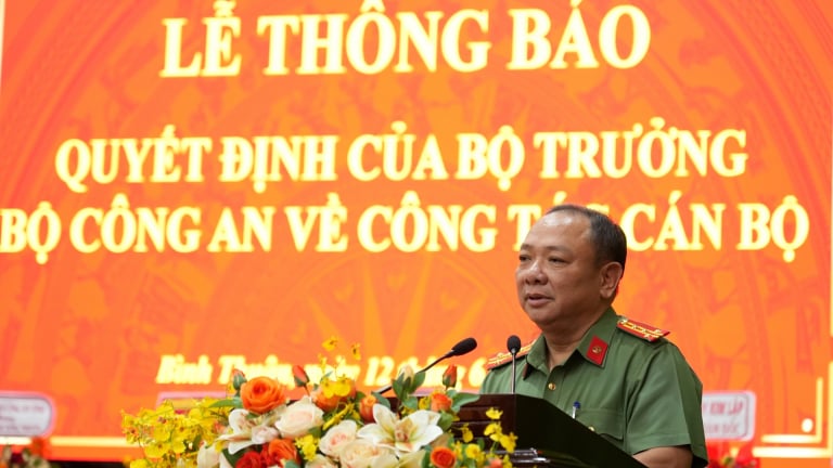 Giám đốc Công an tỉnh Bình Thuận được điều động, bổ nhiệm  giữ chức Giám đốc Công an tỉnh Bình Định