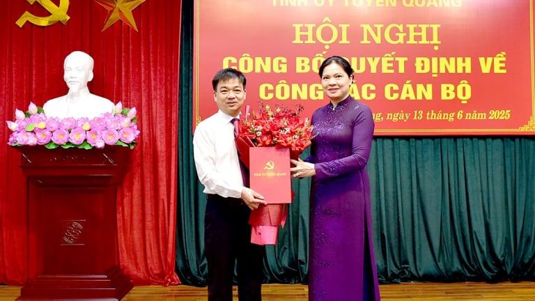 Bí thư Thành ủy Tuyên Quang làm Trưởng ban Tổ chức Tỉnh ủy