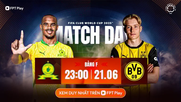Nhận định kết quả Mamelodi Sundowns vs Borussia Dortmund (23h ngày 21/6): Khó khăn chờ đón “Die Borussen”