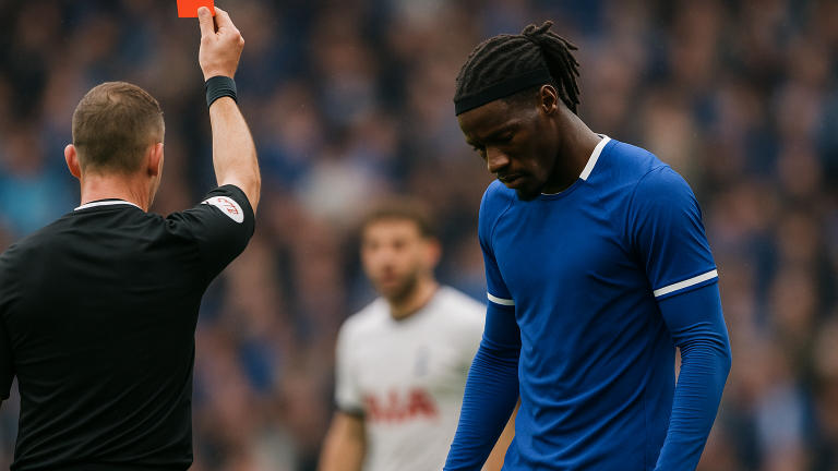 Nicolas Jackson và 'cơn ác mộng' thẻ đỏ: Chelsea khốn khổ vì sự bốc đồng