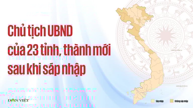 Danh sách Chủ tịch UBND của 23 tỉnh, thành mới sau khi sáp nhập
